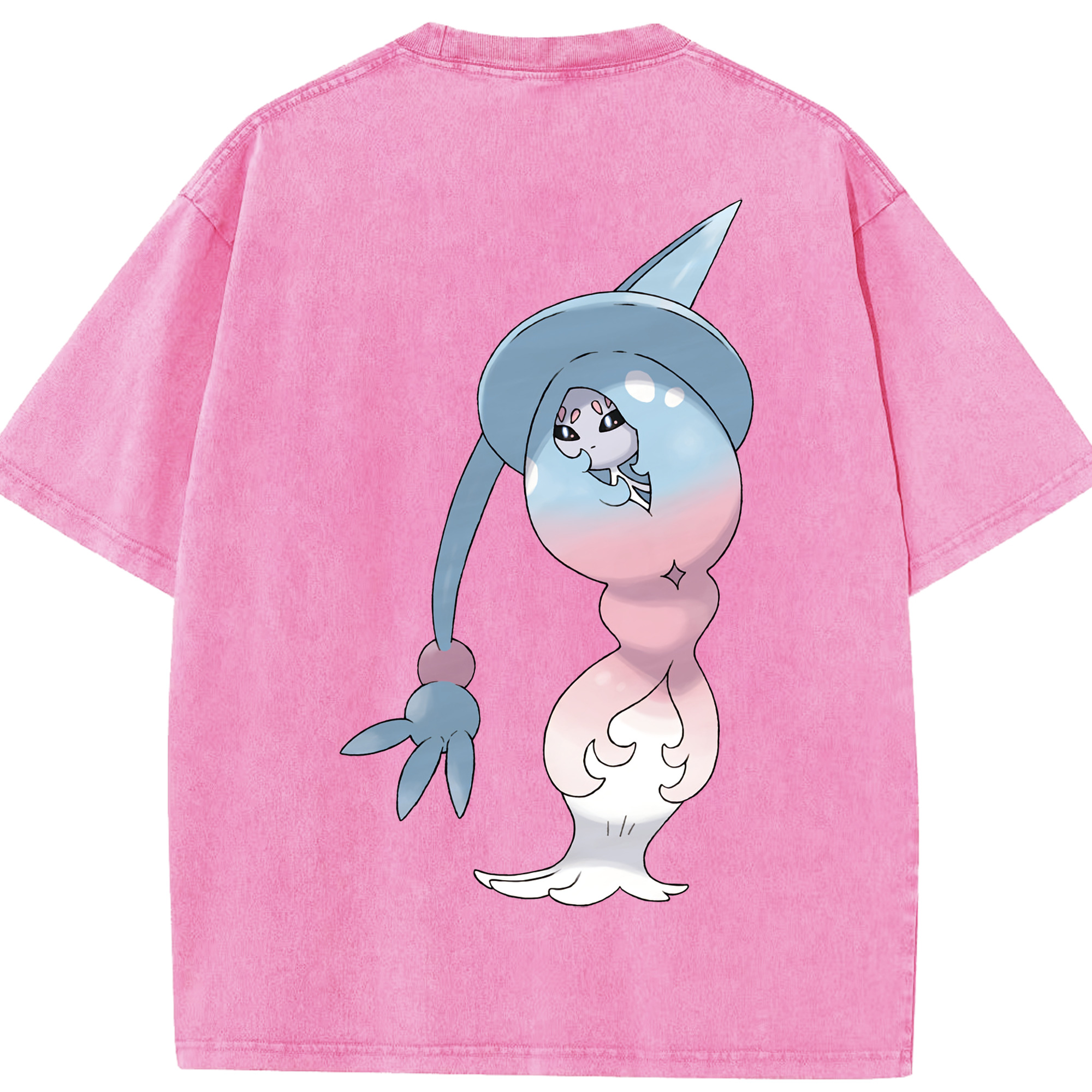 （画像用） ポケットモンスター Pokémon 綿100% ヴィンテージ風 半袖Tシャツ（背面プリント）